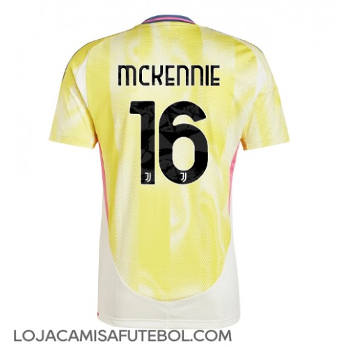 Camisa de Futebol Juventus Weston McKennie #16 Equipamento Secundário 2024-25 Manga Curta